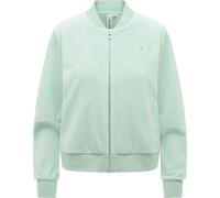 Ragwear Damen Sweatjacke kuschelig weiche Trainingsjacke Sportjacke in Samt-Optik Doron Embossed XS-3XL