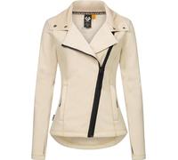 Sweatjacke RAGWEAR "Saskie" Gr. XXL (44), beige (ecru) Damen Sweatjacken (98580802-XXL) ecru