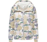 Ragwear Damen Sweatjacke Trainingsjacke Sportjacke mit Allover-Print und Kapuze Fllawia Print XS-3XL