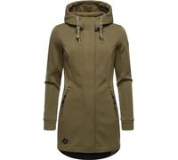Kapuzensweatjacke RAGWEAR "Letti Bonded" Gr. 5XL (50), grün (olivgrün) Damen Sweatjacken (40355405-5XL) olivgrün