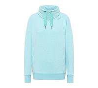Ragwear Damen Sweatshirt Julissa Sweater mit Schalkragen Herbst Winter Überschnittene Schulter Streetwear-Style (DE/NL/SE/PL, Alphanumerisch, M, Regular, Regular, Blau)