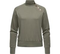 Ragwear Damen Sweatshirt Longsleeve Pullover Majjorka Solid Olive Gr. M