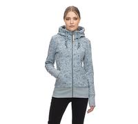 Ragwear Sweatjacke Neska Flowery Zip stone blue Blau S