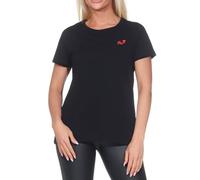 Ragwear Damen T-Shirt Adori Love Kurzarmshirt Rundhals 2511-10012 Black (1010) L