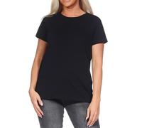 T-Shirt RAGWEAR "ADORI LOVE", Damen, Gr. L, schwarz, Jersey, Obermaterial: 100% Baumwolle, unifarben, hüftlang, Rundhals, Shirts T-Shirt (18220869-L) schwarz