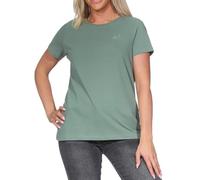 Ragwear Damen T-Shirt Kurzarmshirt Rundhals Adori Love 2521-10008 Dusty Green (5036) 3XL