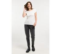 Ragwear Damen T-Shirt FLLORAH GOTS, 100% Baumwolle, Jersey, Rundhals, Weiß, XXL
