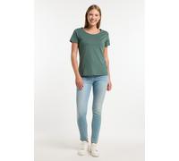 Kurzarmshirt RAGWEAR "MINTTA", Damen, Gr. XXL, pine grün, Jersey, Obermaterial: 50% Baumwolle, 50% Polyester, bedruckt, hüftbedeckend, Rundhals, Shirts (66965121-XXL) pine grün