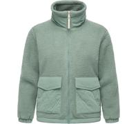 Ragwear Damen Teddy-Fleecejacke leichte Winterjacke Plüschjacke mit hohem Stehkragen Arctika II XS-XXL