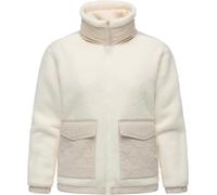 Ragwear Damen Teddy-Fleecejacke leichte Winterjacke Plüschjacke mit hohem Stehkragen Arctika II XS-XXL
