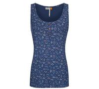 Ragwear Damen Top Pinna Trägershirt mit Alloverprint 2411-10007 Indigo Blue (2014) XL