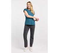 Kurzarmshirt RAGWEAR "DIONA", Damen, Gr. L, ocean grün, Jersey, Obermaterial: 50% Baumwolle, 50% Modal, unifarben, normal, Rundhals, Shirts, Bestseller aus fließender Baumwoll-Modal-Mischung (17416253