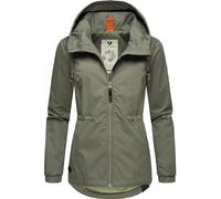 Outdoorjacke RAGWEAR "Danka", Damen, Gr. 5XL (50), grün (grüngelb), Außenmaterial: 100% Polyester. Innenfutter: 100% Polyester, regular fit hüftbedeckend, Ärmel ohne Ärmelschlitz elastischer Bund mit