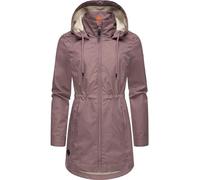 Kurzmantel RAGWEAR "Dakkota II", Damen, Gr. L (40), lila (mauve), Obermaterial: 100% Polyester. Innenfutter: 100% Polyester, tailliert ca. Mitte Oberschenkel, hoch geschlossener Ausschnitt, mit Knöpfe