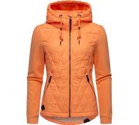 Ragwear Damen Übergangsjacke leichte Steppjacke kurz mit weichen Ärmeln und Kapuze Lucinda Peach024 Gr. 6XL