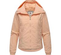 Ragwear Damen Übergangsjacke Oversized Sommerjacke kurz mit im Kragen verstaubarer Kapuze Cerys YOUMODO Light Peach Gr. M