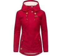 Winterjacke RAGWEAR "Monade", Damen, Gr. M (38), dunkelpurpur, Obermaterial: 65% Polyester, 35% Baumwolle; Futter: 100% Polyester; Wattierung: 100% Polyester, figurbetont Po-bedeckend, verstellbar Rip