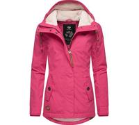 Ragwear Damen warme kurze Winterjacke mit Kapuze Monade Intl Fuchsia24 Gr. M
