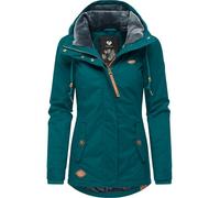 Ragwear Damen warme kurze Winterjacke mit Kapuze Monade Intl | Länge: po-bedeckend | Wärmegrad 3 von 3 - warm gefüttert | wasserabweisend | große Kapuze | für den Winter