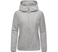 Ragwear Damen warme wasserdichte und atmungsaktive Winterjacke mit Kapuze Dizzie Warm Rain YOUMODO Ash Gr. M