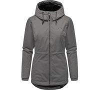 Ragwear Damen warme wasserdichte Winterjacke mit Kapuze Dankka Warm YOUMODO Stone Grey25 Gr. 6XL