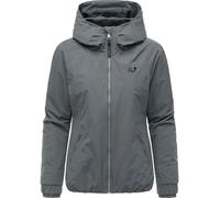 Winterjacke RAGWEAR "Dizzie Warm", Damen, Gr. XL (42), grau, Obermaterial: 100% Polyester, Innenfutter: 100% Polyester, Wattierung: 100% Polyester, Basic, figurumspielend hüftbedeckend, hoch geschloss