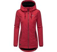 Winterjacke RAGWEAR "Zuzka Winter", Damen, Gr. XXL (44), knallrot, Außenmaterial: 100% Polyester, Innenfutter: 100% Polyester, Kapuzenfutter: 100% Polyester, Wattierung: 100% Polyester, tailliert Po-b