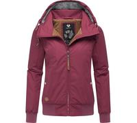 Winterjacke RAGWEAR "Jotty Winter", Damen, Gr. M (38), rot (cherryrot), Außenmaterial: 100% Polyester, Innenfutter: 100% Polyester, Wattierung: 100% Polyester, figurumspielend hüftbedeckend, Ärmel ohn