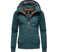 Winterjacke RAGWEAR "Jotty Winter", Damen, Gr. XL (42), grün (moosgrün), Außenmaterial: 100% Polyester. Innenfutter: 100% Polyester. Wattierung: 100% Polyester, figurumspielend hüftbedeckend, Ärmel oh