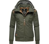 Winterjacke RAGWEAR "Jotty Winter", Damen, Gr. M (38), gelb (gelbgrün), Außenmaterial: 100% Polyester. Innenfutter: 100% Polyester. Wattierung: 100% Polyester, figurumspielend hüftbedeckend, Ärmel ohn