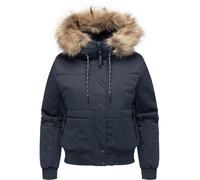 Winterjacke RAGWEAR "Deluxia YOUMODO", Damen, Gr. XL (42), navy, Obermaterial: 100% Polyester; Innenfutter: 100% Polyester; Wattierung: 100% Polyester, gerade hüftlang, hoch geschlossener Ausschnitt,