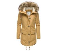 Wintermantel RAGWEAR "Jane YOUMODO", Damen, Gr. L (40), camelfarben, Obermaterial: 65% Polyester, 35% Baumwolle, Innenfutter: 100% Polyester, Wattierung: 100% Polyester, tailliert Po-bedeckend, hoch g