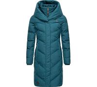 Steppmantel RAGWEAR "Natalka Melange" Gr. XXXL (46), blau (ocean) Damen Mäntel (46590352-XXXL) ocean