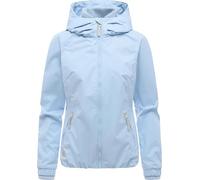 Ragwear Damen wasserdichte Übergangsjacke leichte Jacke kurz mit Kapuze Dizzie Intl Arctic Blue26 Gr. 4XL