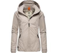 Outdoorjacke RAGWEAR "Dizzie", Damen, Gr. XS (34), weiß (bone), Außenmaterial: 100% Polyester; Innenfutter: 100% Polyester, regular fit hüftbedeckend, Ärmel ohne Ärmelschlitz Rippstrickbündchen, Jacke