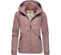 Outdoorjacke RAGWEAR "Dizzie", Damen, Gr. XL (42), lila (mauve), Außenmaterial: 100% Polyester; Innenfutter: 100% Polyester, regular fit hüftbedeckend, Ärmel ohne Ärmelschlitz Rippstrickbündchen, Jack