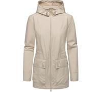 Funktionsjacke RAGWEAR "Monadetta A", Damen, Gr. XXL (44), beige (ecru), Obermaterial: 100% Polyester, Innenfutter: 100% Polyester, Basic, figurumspielend Po-bedeckend, hoch geschlossener Ausschnitt,