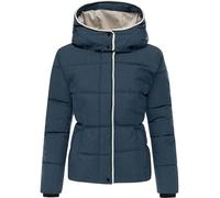 Winterjacke RAGWEAR "Gleama Melange YOUMODO", Damen, Gr. S (36), blau (navy), Obermaterial: 100% Polyester, Innenfutter: 100% Polyester, Wattierung: 100% Polyester, tailliert hüftlang, hoch geschlosse