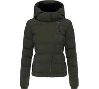 Steppjacke RAGWEAR "Harlen YOUMODO", Damen, Gr. S (36), olivgrün, Obermaterial: 100% Polyester, Innenfutter: 100% Polyester, Wattierung: 100% Polyester, tailliert hüftlang, Rundhals, Ärmel ohne Ärmels