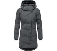 Ragwear Damen Wasserdichter Wintermantel warmer Steppmantel mit Fleecekragen und Kapuze Pavla Soft YOUMODO XS-6XL