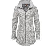 Ragwear Damen weiche Strickjacke Übergangsjacke mit Teddy-fleece Miram Melange YOUMODO Ash Gr. M