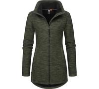 Strickjacke RAGWEAR "Miram Melange" Gr. L (40), grün (olivgrün) Damen Strickjacken (48017953-L) olivgrün