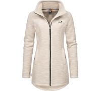 Ragwear Damen weiche Strickjacke Übergangsjacke mit Teddy-fleece Miram Melange YOUMODO Taupe Gr. M
