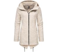 Ragwear Damen weiche Strickjacke Übergangsjacke mit Teddy-fleece Wingi Melange YOUMODO Taupe Gr. L