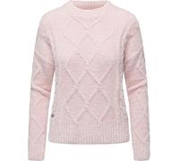 Ragwear Damen weicher Pullover Strickpullover Longsleeve mit tollem MusterJannina Marshmallow Gr. XS