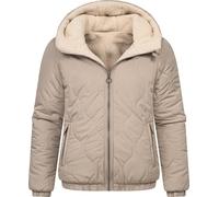 Ragwear Damen Wendejacke warme Teddy-Fleecejacke Steppjacke mit Kapuze Qaria XS-XXL