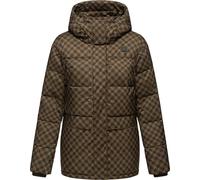 Steppjacke RAGWEAR "Wikesh Print" Gr. XL (42), braun Damen Jacken (51019462-XL) braun