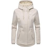 Winterjacke RAGWEAR "Monadde Felt YOUMODO", Damen, Gr. XL (42), ecru, Obermaterial: 100% Polyester, Innenfutter: 100% Polyester, Wattierung: 100% Polyester, Basic, tailliert Po-bedeckend, hoch geschlo