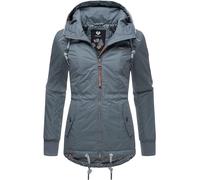 Winterjacke RAGWEAR "YM-Danka" Gr. XXXL (46), grau (kieselgrau) Damen Jacken Winterjacken stylische Winter Outdoorjacke mit Kapuze (32867413-XXXL)