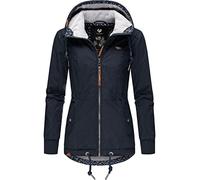 Ragwear Damen Winterjacke Outdoorjacke wasserdicht mit Kapuze YM-Danka Navy21 Gr. S